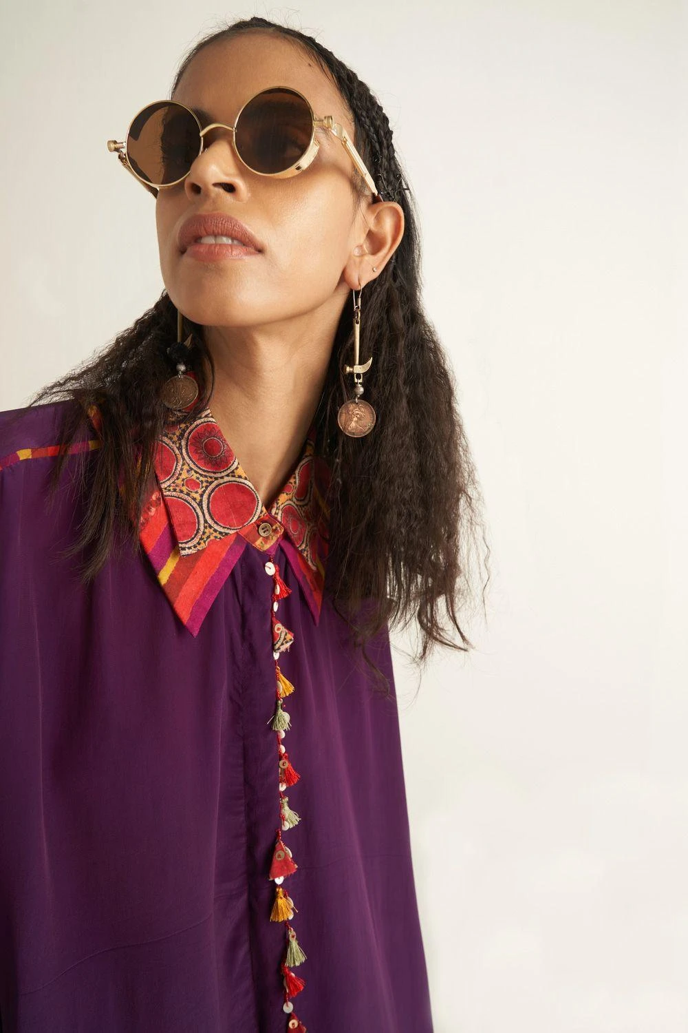 Aseem Kapoor Jamuni Printed Trapeeze Shirt 3 Aseem Kapoor Jamuni Printed Trapeeze Shirt - Image 3