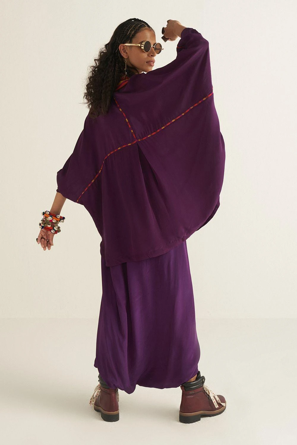 Aseem Kapoor Jamuni Printed Trapeeze Shirt 4 Aseem Kapoor Jamuni Printed Trapeeze Shirt - Image 4