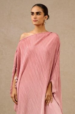 Tarun Tahiliani Shaded Old Rose Off Shoulder Kaftan -Echo Clohting Shop 41023tt1 3