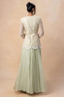 Ridhi Mehra Mint Green Embellished Sharara Set -Echo Clohting Shop 4723rm3 6