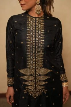 Pooja Keyur Black Embellished Sharara Set -Echo Clohting Shop 51023pk5 4