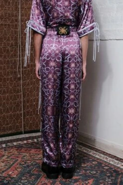 QUOD Regal Purple All-Over QUOD Monogram Pant -Echo Clohting Shop 51123qu44 3