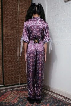 QUOD Regal Purple All-Over QUOD Monogram Pant -Echo Clohting Shop 51123qu44 4