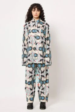 Two Point Two Green Mahjon Shirt