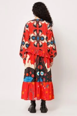 Two Point Two Pink Printed Frill Dress -Echo Clohting Shop 5623ce19 7