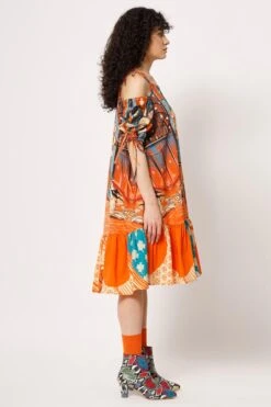 Two Point Two Orange Michi Dress -Echo Clohting Shop 5623ce28 4