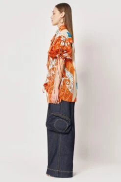 Two Point Two Off White & Orange Emiko Printed Top 9 Two Point Two Off White & Orange Emiko Printed Top -Echo Clohting Shop 5623ce45 3