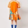 Two Point Two Orange Aiko A-line Dress