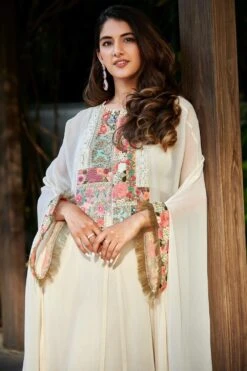 Varun Bahl Ivory Patchwork Sharara Set 5 Varun Bahl Ivory Patchwork Sharara Set -Echo Clohting Shop 58vb14 4