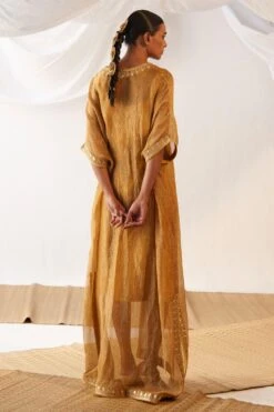 Itrh Mustard Embellished Kaftan -Echo Clohting Shop 61023ih6 3
