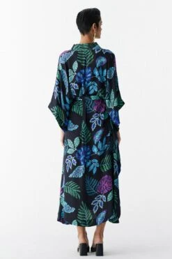 Studio RIGU Black Jungle Printed Kaftan -Echo Clohting Shop 6923sr17 3