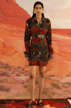 Shivan & Narresh Wilding Resort Shirt Dress