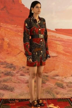 Shivan & Narresh Wilding Resort Shirt Dress -Echo Clohting Shop 711sn14 3