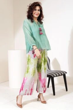 CAPISVIRLEO Tie & Dye Mint & Pink Pants -Echo Clohting Shop 75ca22 3