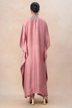 Jayanti Reddy Peach Zardosi Embellished Kaftan Set -Echo Clohting Shop 7823jr8 5