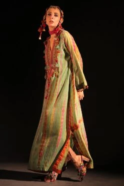 CAPISVIRLEO Sage Embellished A-line Dress -Echo Clohting Shop 81123co6 3