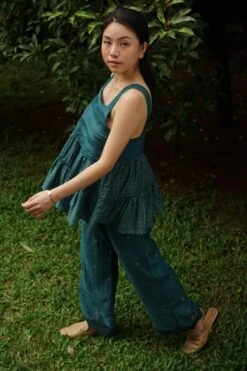 Baju Green Baja Print Pants -Echo Clohting Shop 82bj34 4