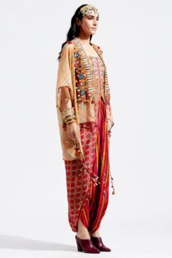 Aseem Kapoor Multi-coloured Embroidered Corset -Echo Clohting Shop 83ak13 3