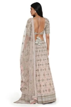 Payal Singhal Rose Pink Georgette Embroidered Lehenga Set -Echo Clohting Shop 8923ps6 7