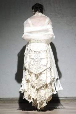 Aikeyah Embroidered Tulle Tiered Lehenga Set -Echo Clohting Shop acs21 allwh 008 kaveri 4