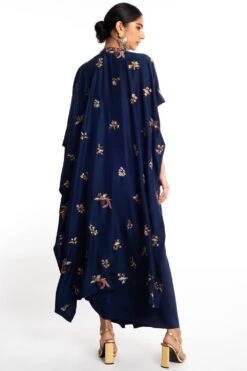 Anamika Khanna Blue Embroidered Kaftan Set -Echo Clohting Shop ak090912 5