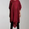 Alamelu Textured Silk Kaftan Tunic
