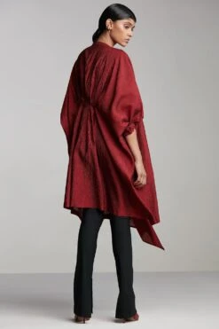 Alamelu Textured Silk Kaftan Tunic -Echo Clohting Shop alme021 3