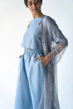 Urvashi Kaur Cotton Linen Slouchy Pants -Echo Clohting Shop apara 88 4