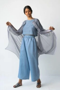 Urvashi Kaur Cotton Linen Slouchy Pants -Echo Clohting Shop apara 88 5