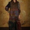 Sunira Designs Mirch Masala Brown Shirt Dress