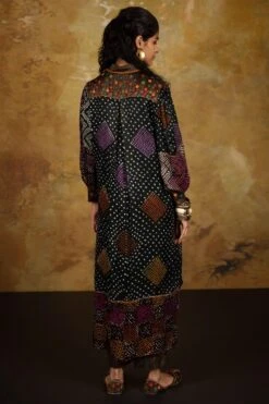 Sunira Designs Mirch Masala Brown Shirt Dress -Echo Clohting Shop aw2107 5