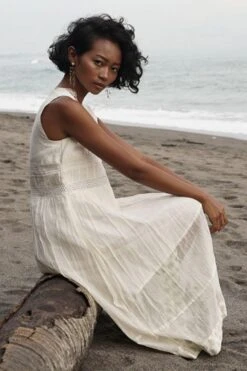 Baju Ivory Floral Printed Dress -Echo Clohting Shop ba 2911baj20 3