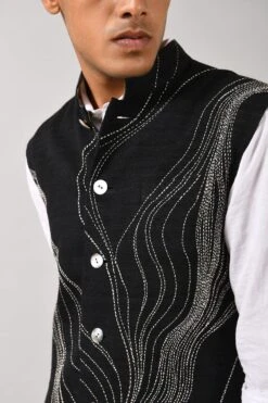 Countrymade Hand Embroidered Bundi -Echo Clohting Shop cm btc bd 01 4