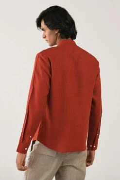 Countrymade Earth Red Embroidered Shirt -Echo Clohting Shop cm ctd sh 03 4