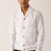 Dhruv Vaish White Bomber Shirt