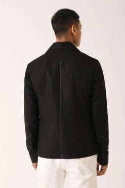 Dhruv Vaish Black Flap Pocket Shirt -Echo Clohting Shop d06c0141 5