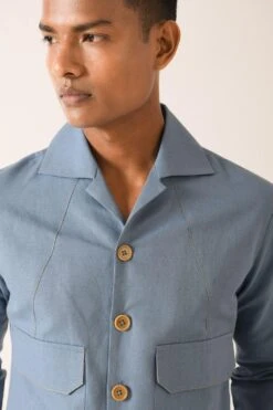 Dhruv Vaish Capri Flap Pocket Shirt -Echo Clohting Shop d06c0141a 2