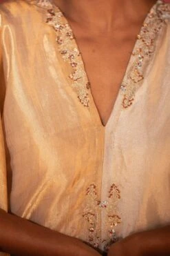 Deep Thee Ivory Metallic Embroidered Kaftan -Echo Clohting Shop dp bsr 14 4