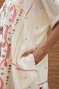 Sunira Designs Kora Kimono Style Dress -Echo Clohting Shop j2209c 4