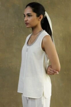 Kishmish Kora Chemise Blouse -Echo Clohting Shop kmbl011 chb kora 3