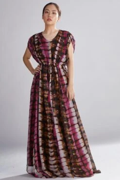 KoAi Tie Dye Printed Kaftan