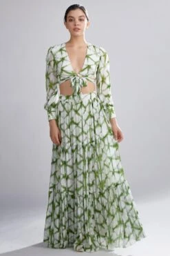 KoAi Shibori Tiered Skirt -Echo Clohting Shop kofw20091 4