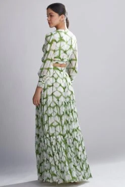 KoAi Shibori Tiered Skirt -Echo Clohting Shop kofw20091 5