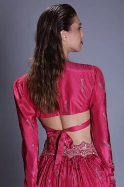 Punit Balana Rose Crushed Skirt With Tie Up Back Top -Echo Clohting Shop pbmr 05 5