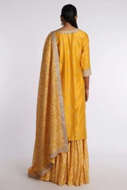 Punit Balana Marodi Work Kurta With Bandhej Sharara -Echo Clohting Shop pbrb 82 a 5