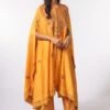 Petticoat Lane By Divya Embroidered Yellow Kaftan Set
