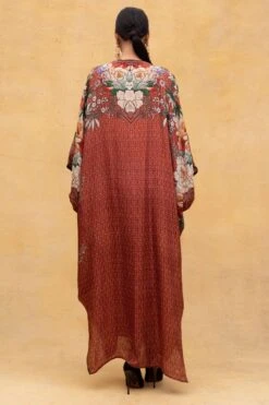 Rajdeep Ranawat Rust Brown Verusha Kaftan -Echo Clohting Shop r 32rr4 5