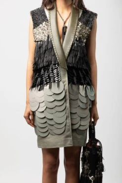 Rara Avis Hand Embroidered Coat Dress -Echo Clohting Shop rarass20218 3