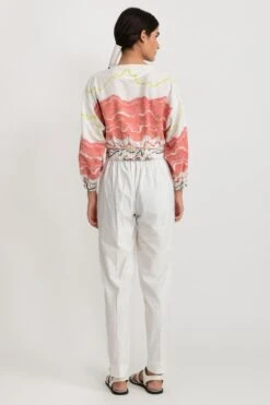 Rias Jaipur White Tape Straight Pants 7 Rias Jaipur White Tape Straight Pants -Echo Clohting Shop rias par 15 4