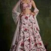 Ridhi Mehra Pale Pink Embroidered Lehenga Set